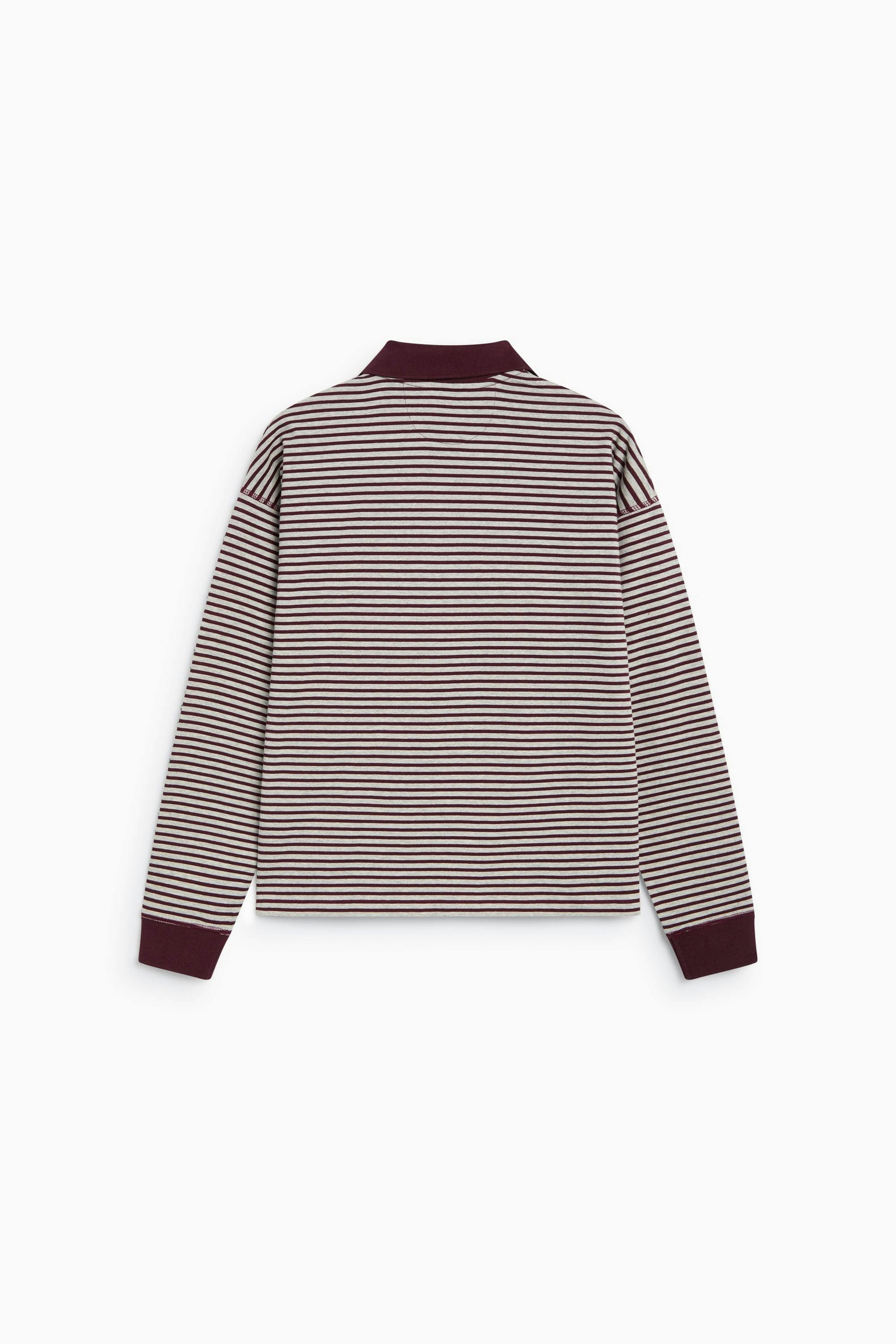 Ona Woman Polo Winetesting Stripe