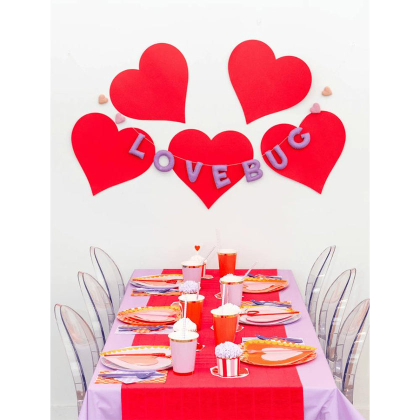 Love Bug Wool Felt Garland