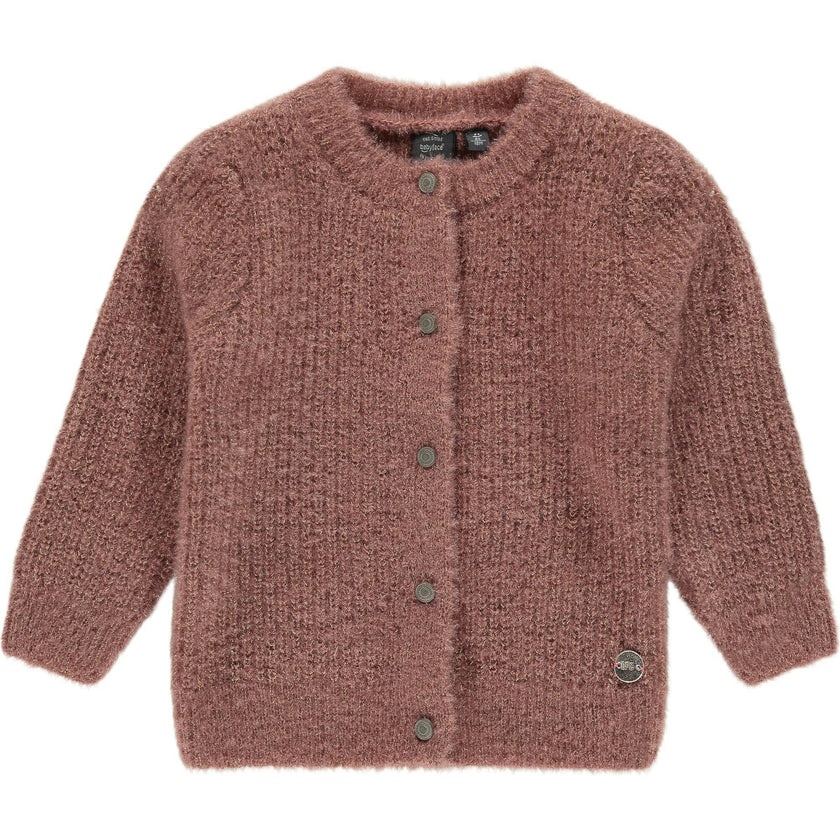 Fuzzy Button Up Cardigan