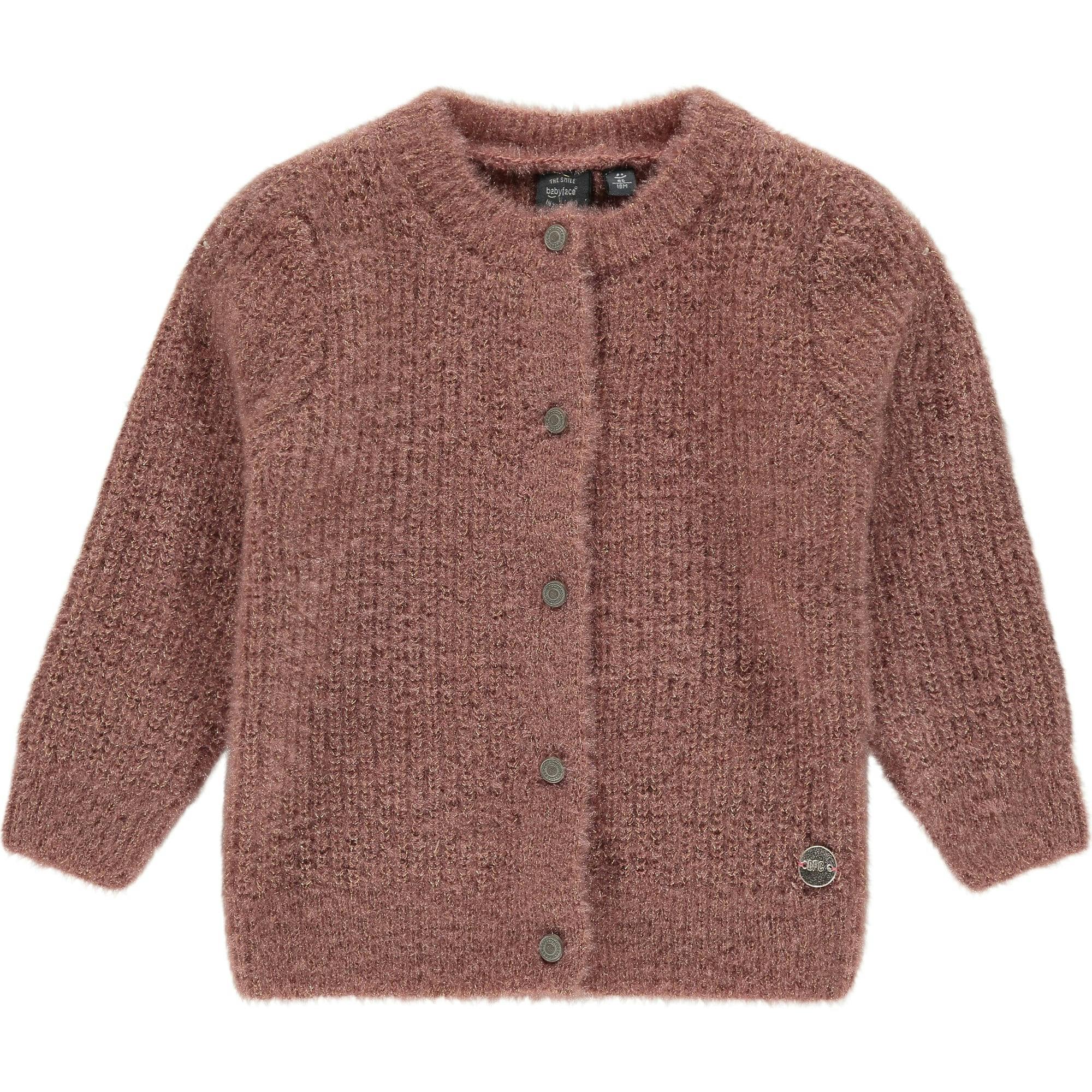 Fuzzy Button Up Cardigan