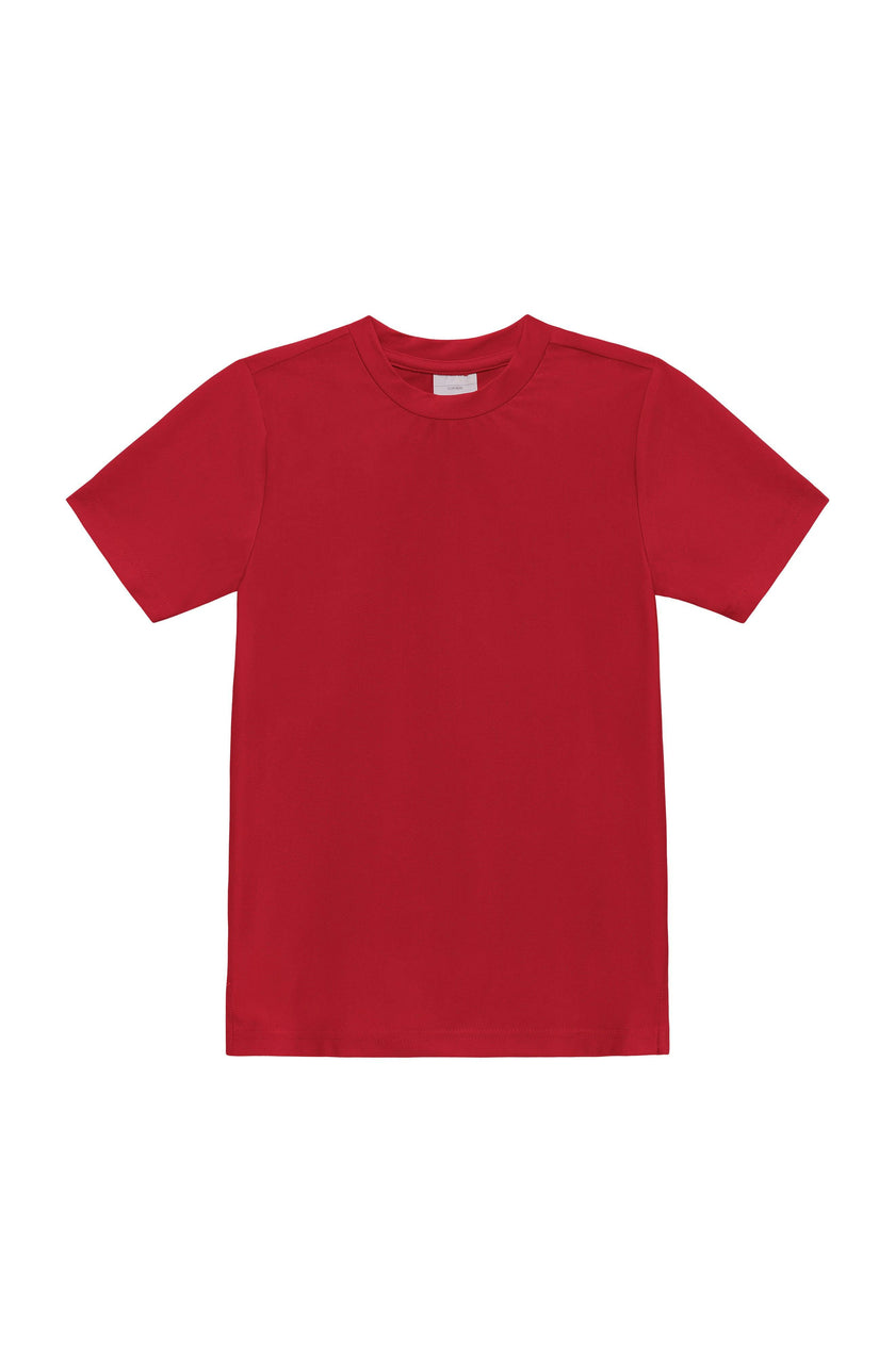 red practice shirt