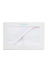 White Bubble Hooded Baby Towel