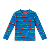 Boys (2-4) Velour Pajama Set | Holiday Express - Blue