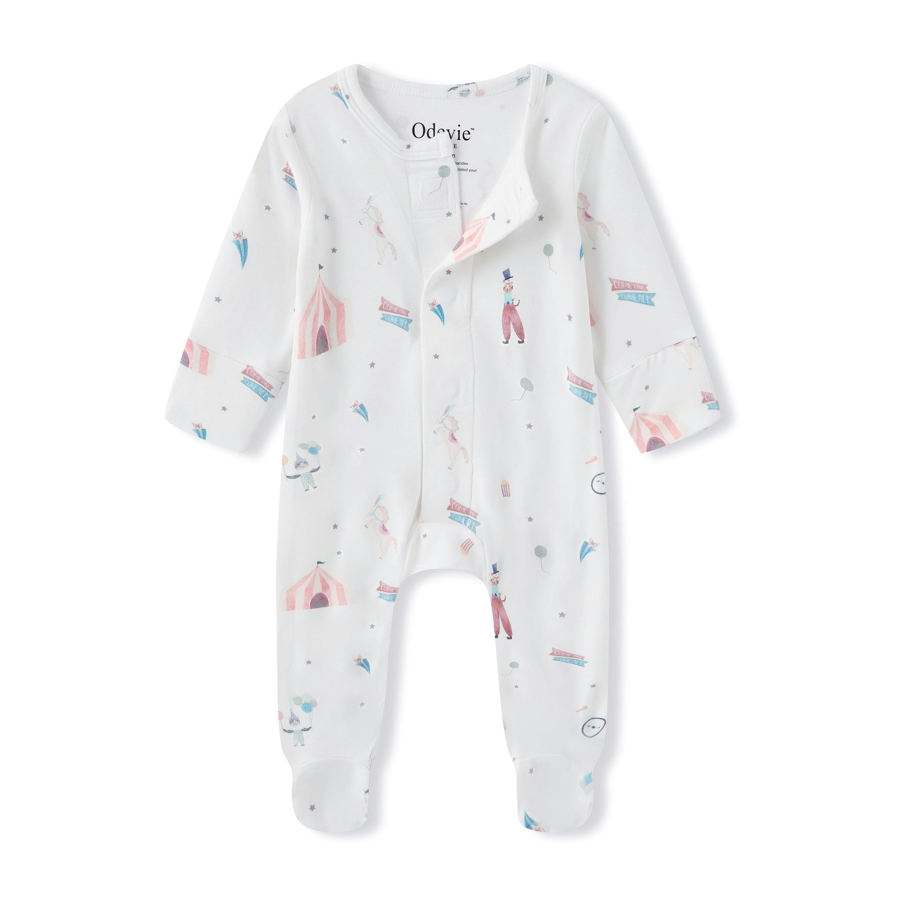 Bamboo Footie Pajama Sleepsuit - Le Cirque