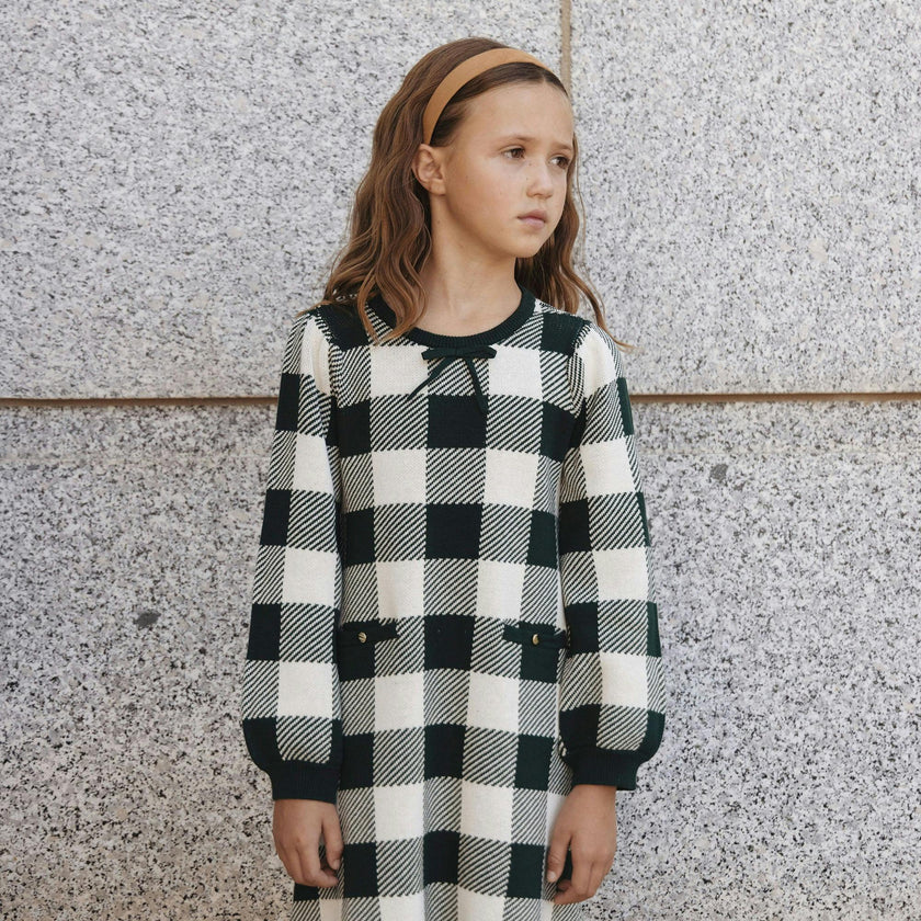 Organic Puff Sleeve Sweater Dress