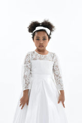 White Arcadia Satin Dress