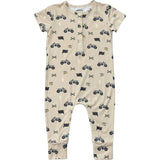 Short Sleeve Henley Romper