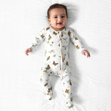 Monarch Bamboo Convertible Footie