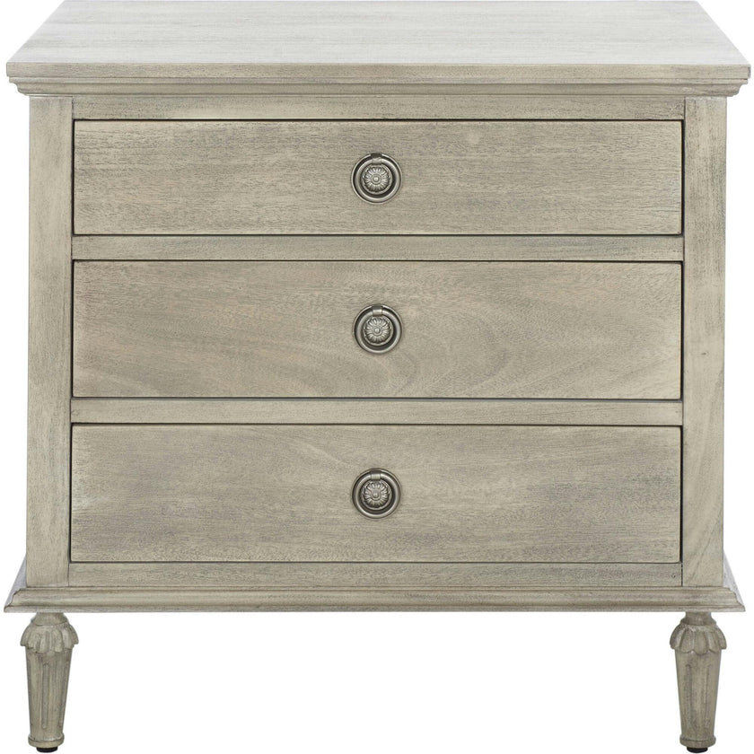 Lisabet 3 Drawer Nightstand