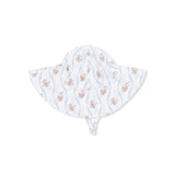 Heirloom Rose Stripe - Wide Brim Sun Hat