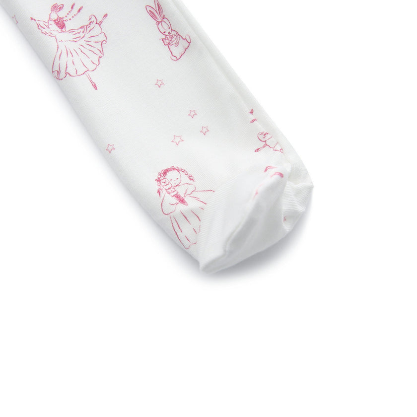 Bamboo Footie Pajama Sleepsuit - Princesse Rose