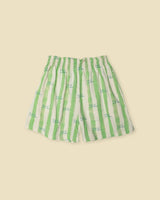 Flutter Shorts in Pistachio Stripe