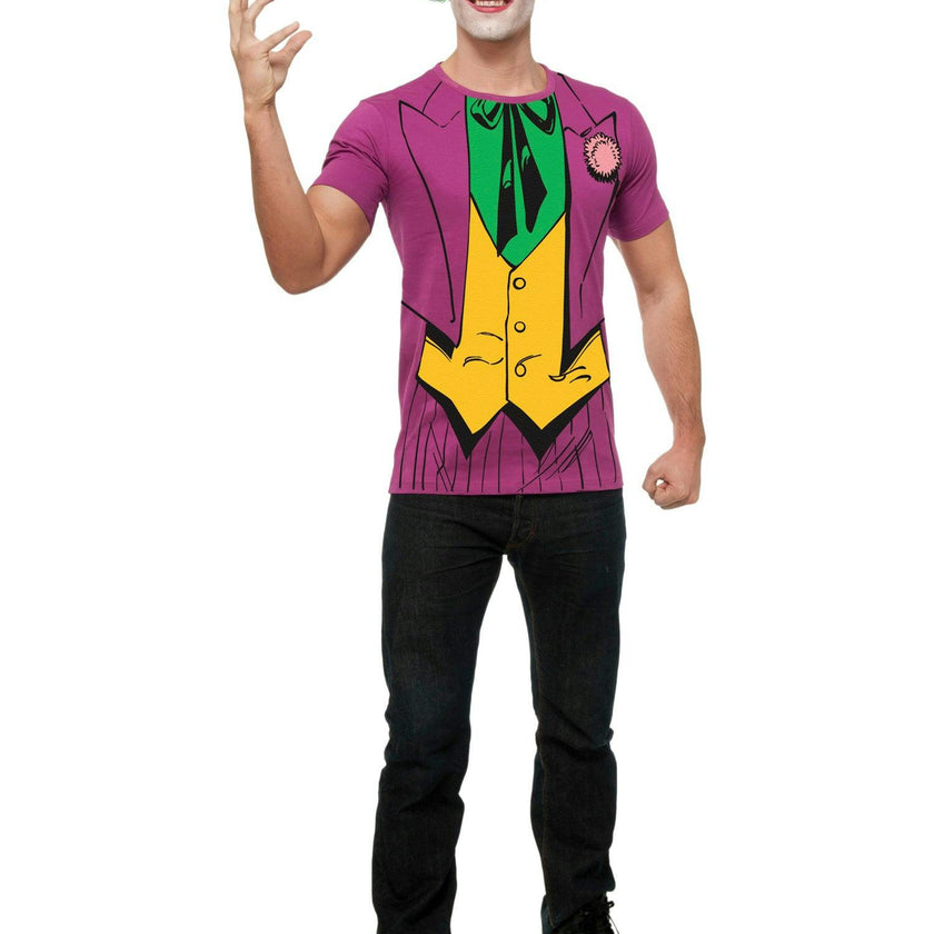 DC Comics Joker Costume Top for Men