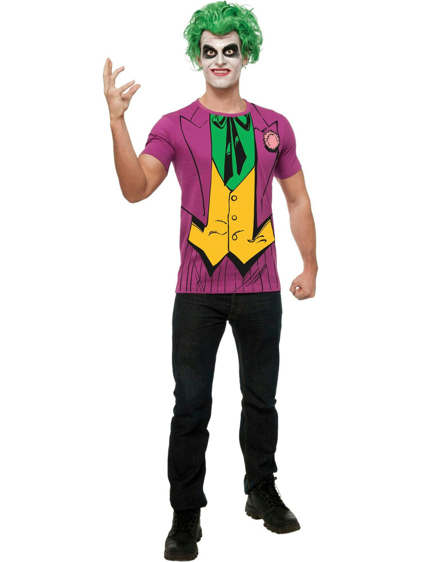 DC Comics Joker Costume Top for Men