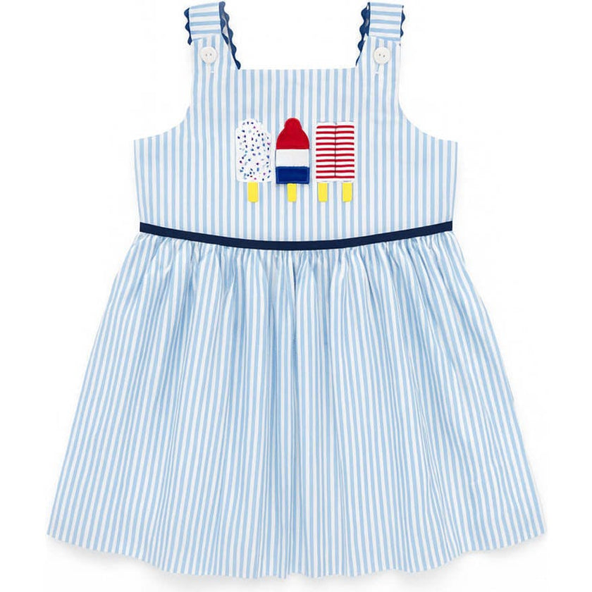 Seersucker Dress With Popsicles