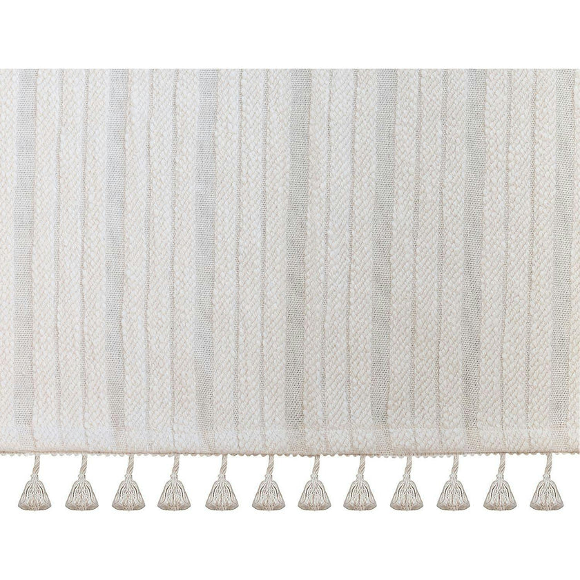 Natural Boho Fringe Crib Skirt