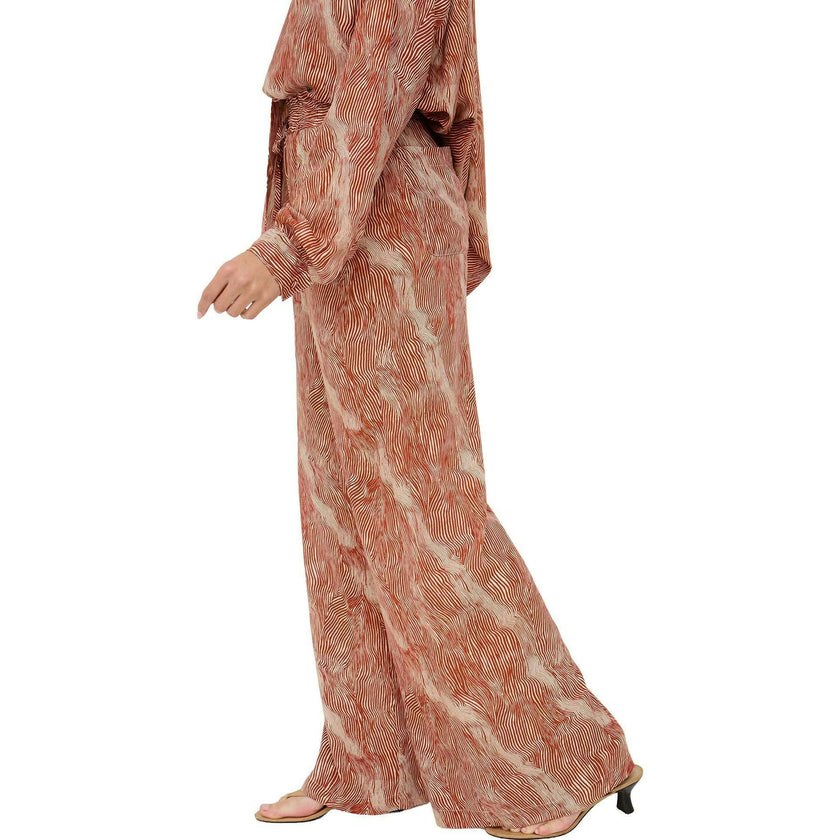 Ginger High Waist Tiger Print Trouser