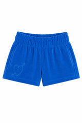 Sammie Camp Blue With Heart & Arrow Terry Shorts