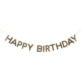 Gold Happy Birthday Garland