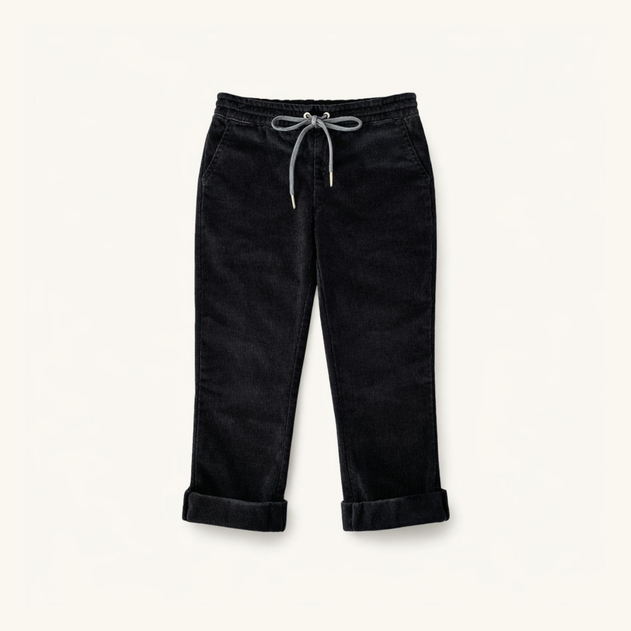 Boys' Corduroy Pants in Dark Gray