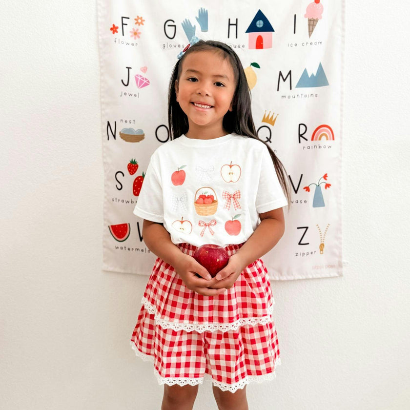 Apple Picking Cutie Short Sleeve T-Shirt