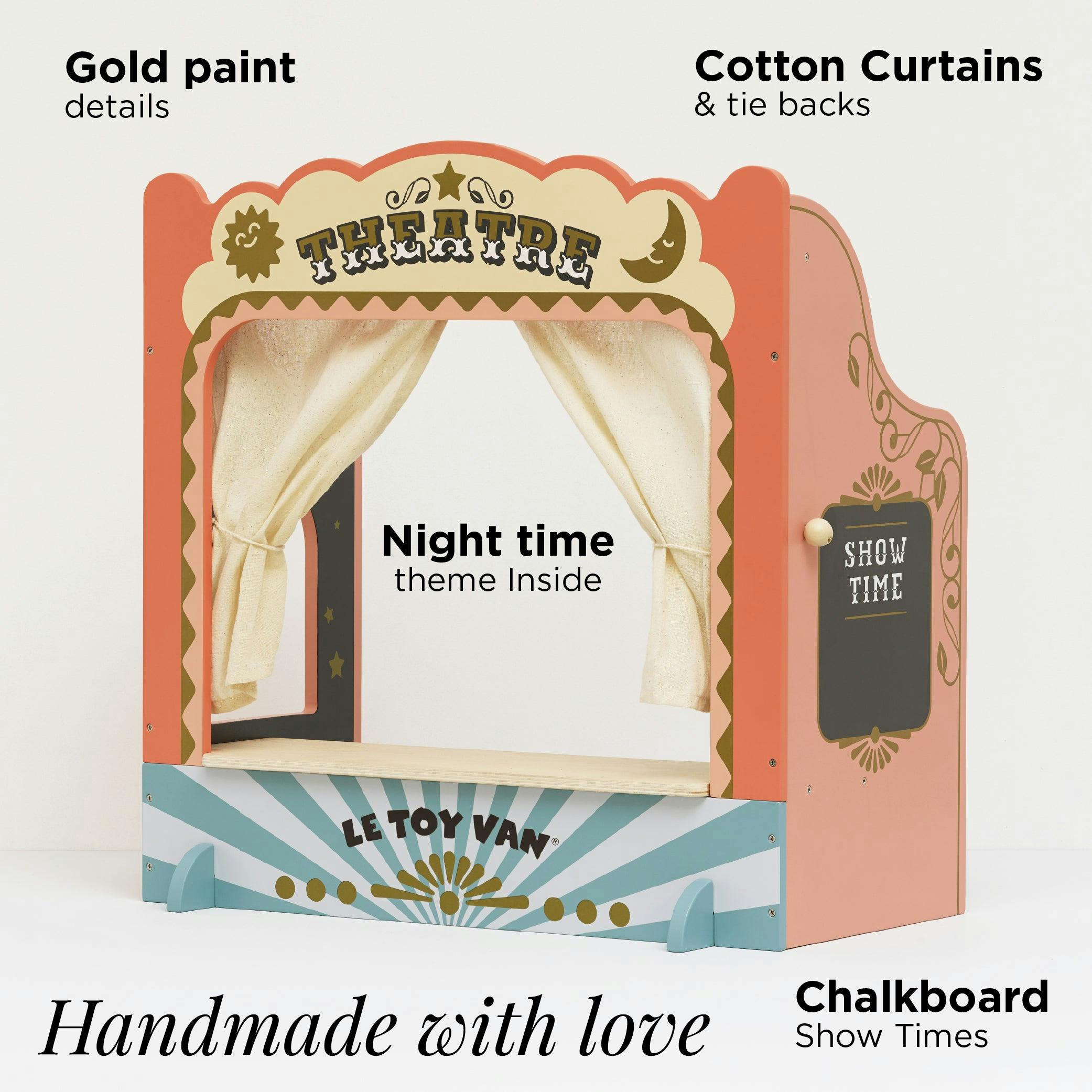 Tabletop Puppet Wooden Theatre