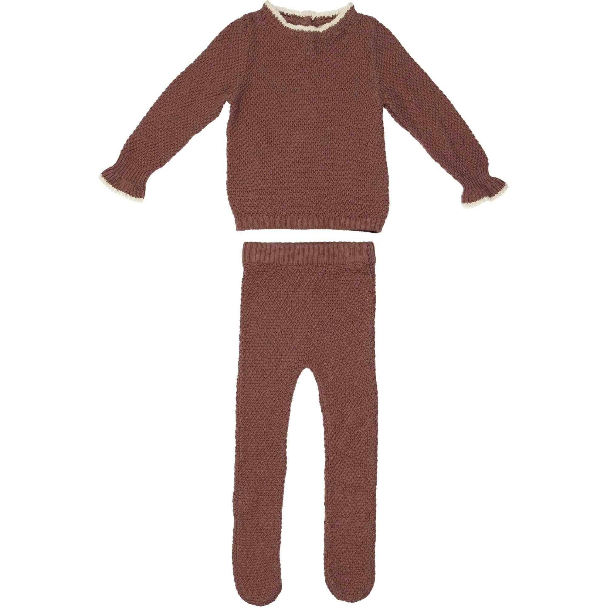 Classy Cuff Sweater & Pant 2-Piece Set