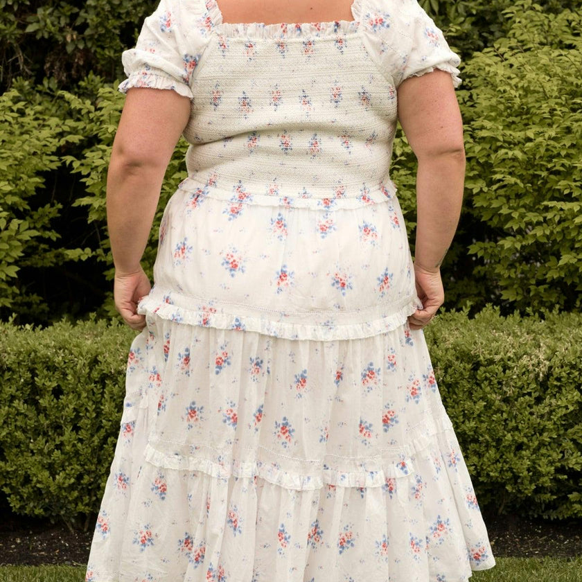 Emily Dress in Heritage Soft Ditsy Floral