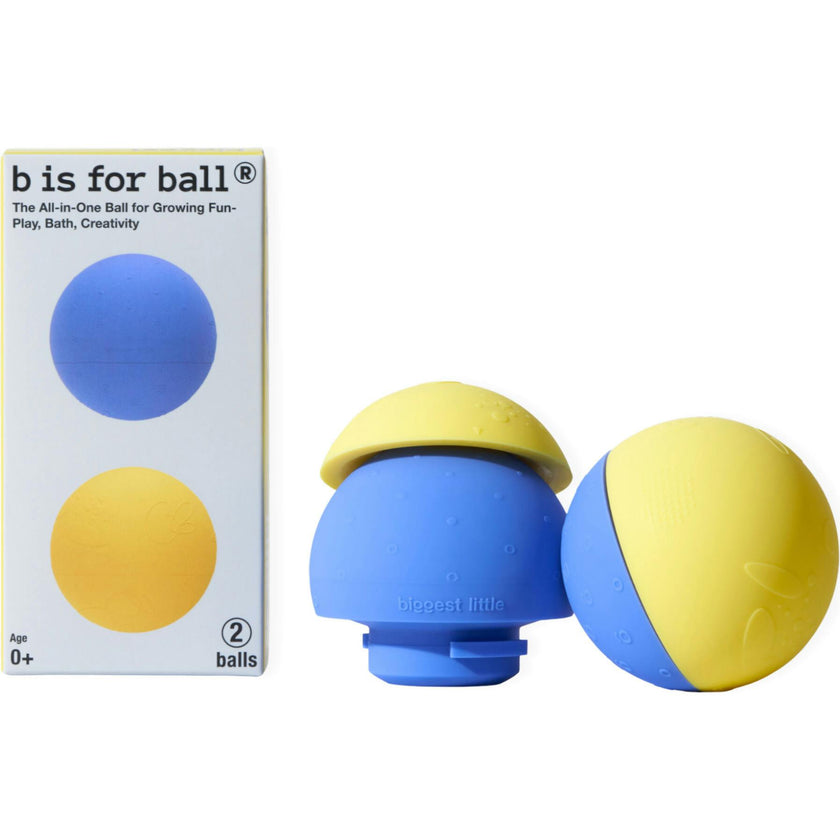 All-in-One Baby Ball Set of 2 for Sensory Bath & Play