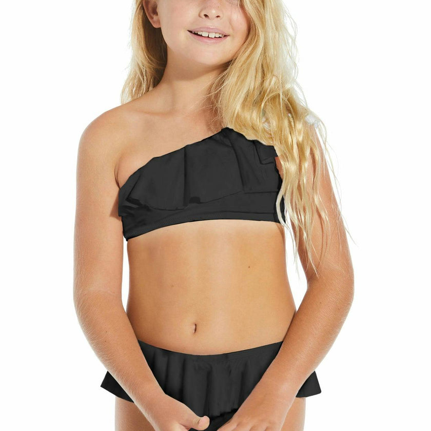 Ruffle One Shoulder Bikini