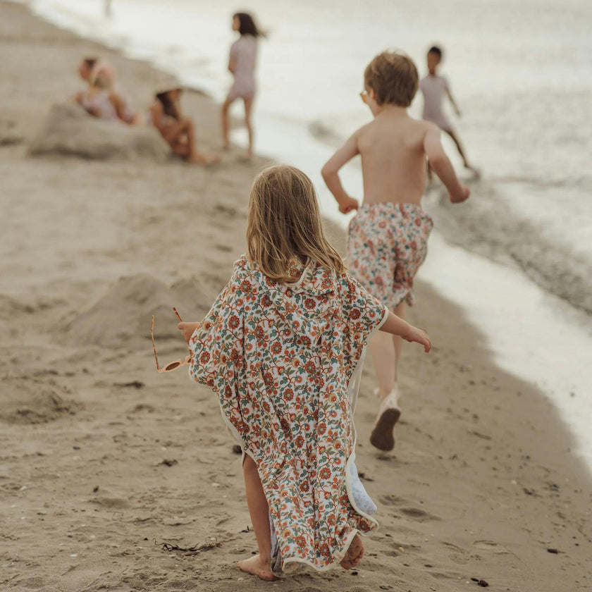 Bathing Towel Poncho | Organic Cotton - In Bloom