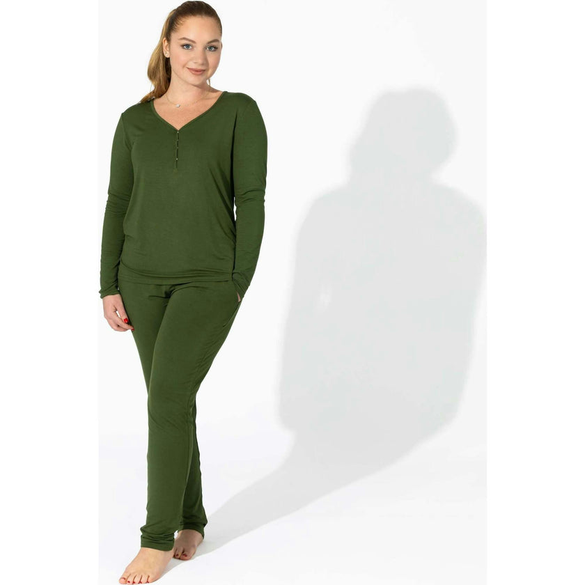 Evergreen Bamboo Women's Pajama Set