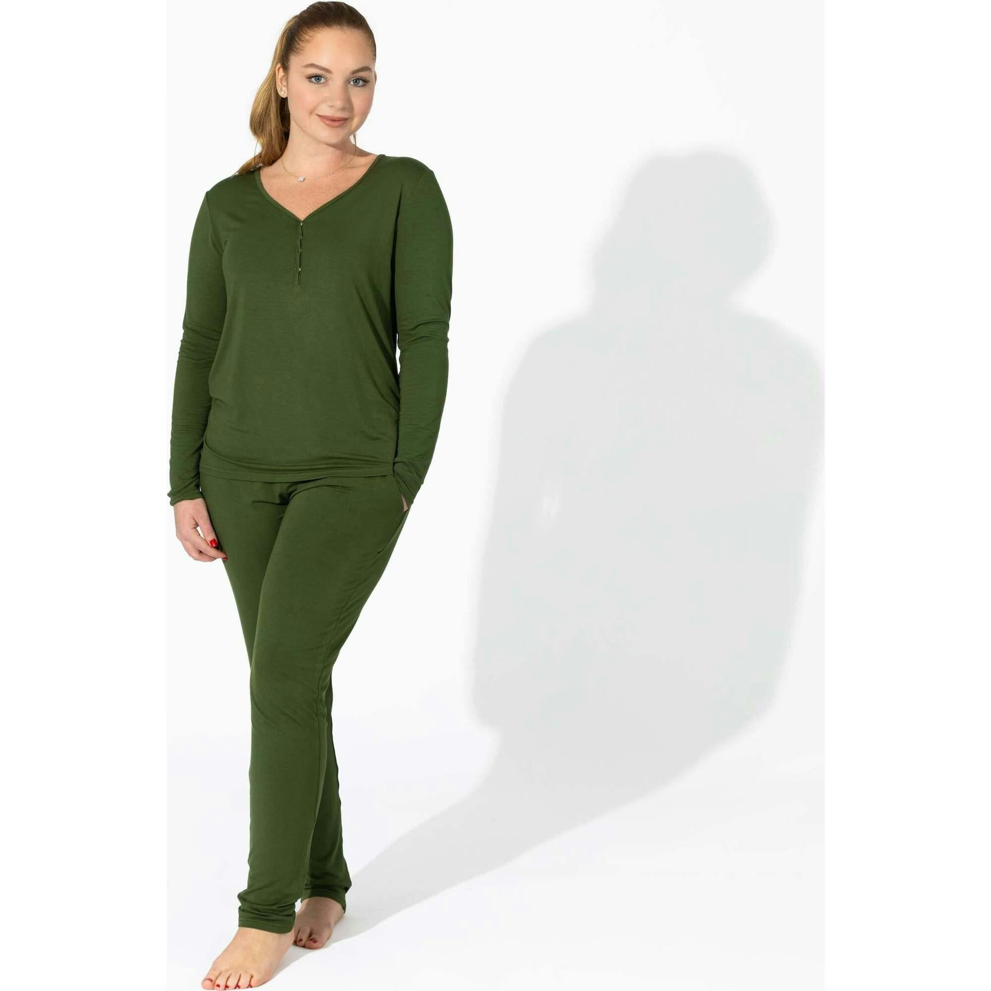 Evergreen Bamboo Women's Pajama Set