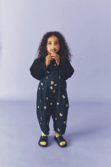Kai Embroidered Denim Dungarees