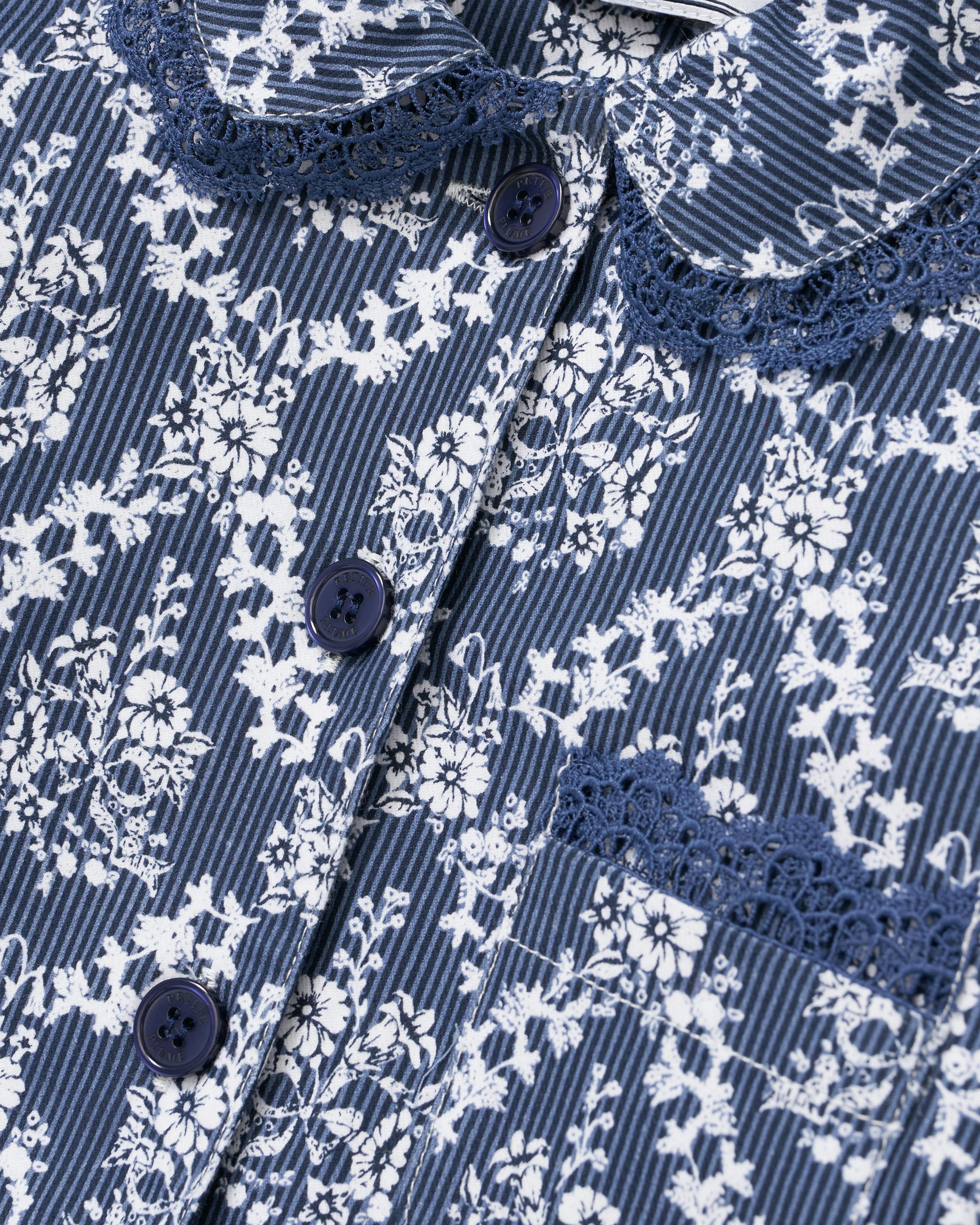 Kid's Twill Grace Pajama Set in Innkeeper Trellis