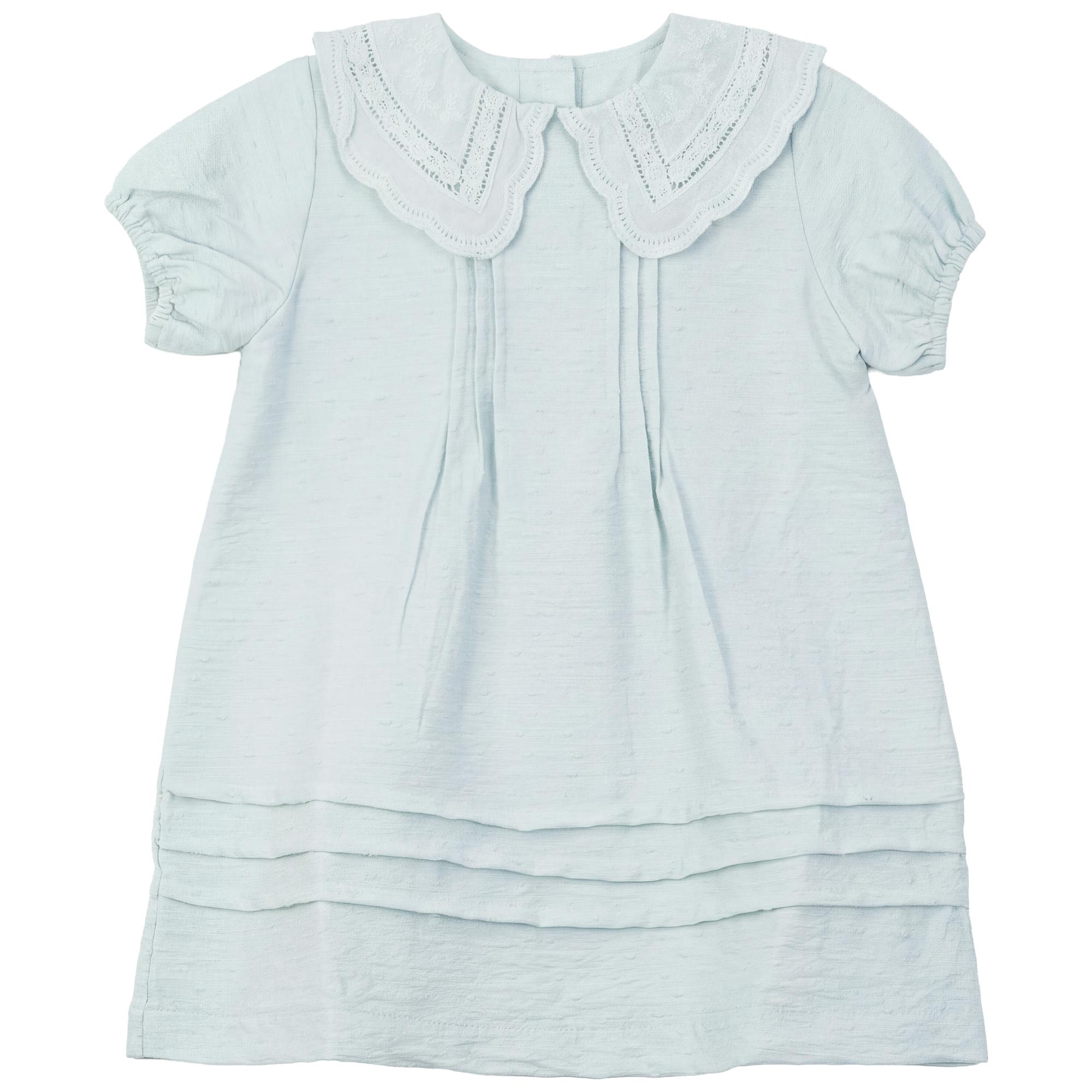 Textured Embroidered Dress