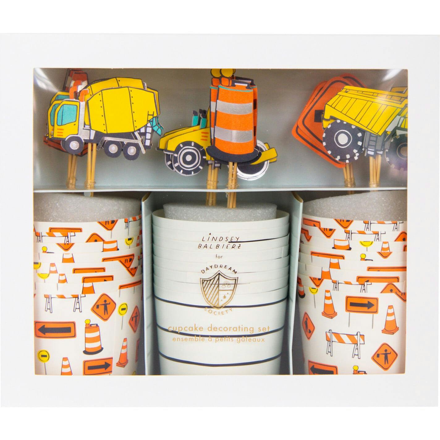 Under Construction Cupcake Decorating Set
