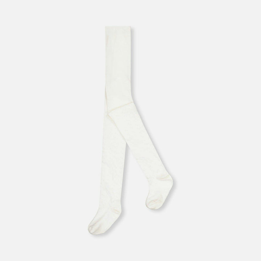 Cable Tights Off White