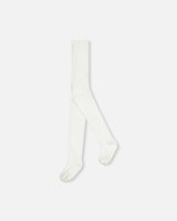 Cable Tights Off White