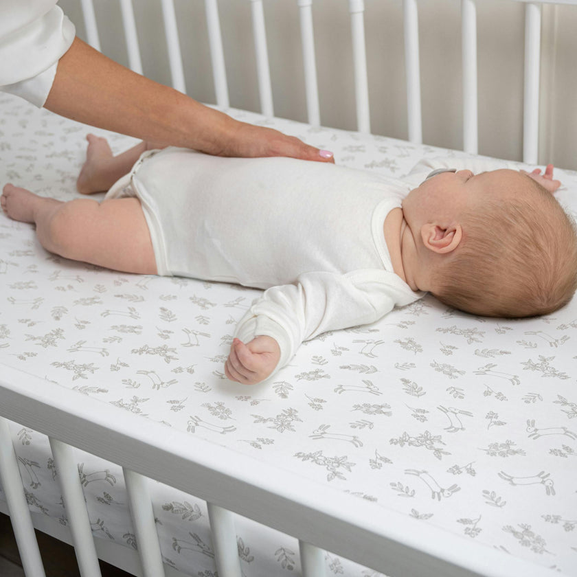 Peruvian Pima Cotton Mini Crib & Pack 'n Play Fitted Sheet – Bunnyberry Bloom
