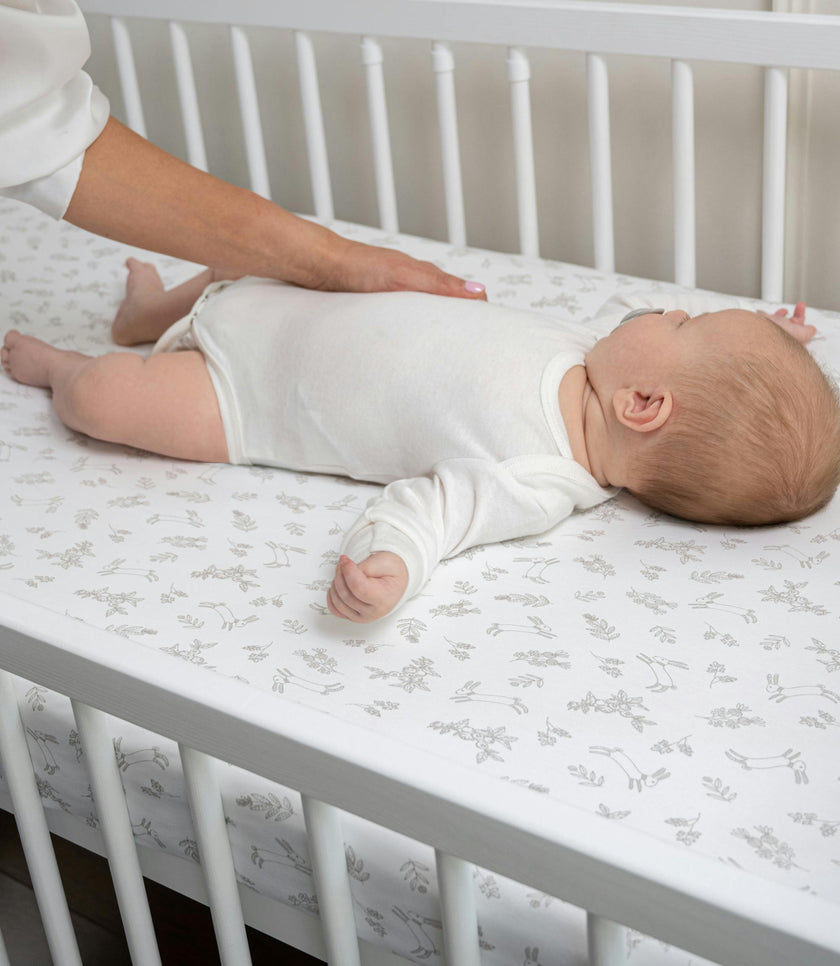 Peruvian Pima Cotton Mini Crib & Pack 'n Play Fitted Sheet – Bunnyberry Bloom