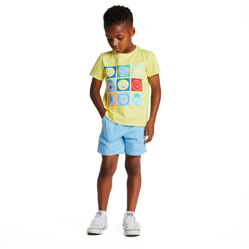Boys Graphic Tee | Smiley Pop Art