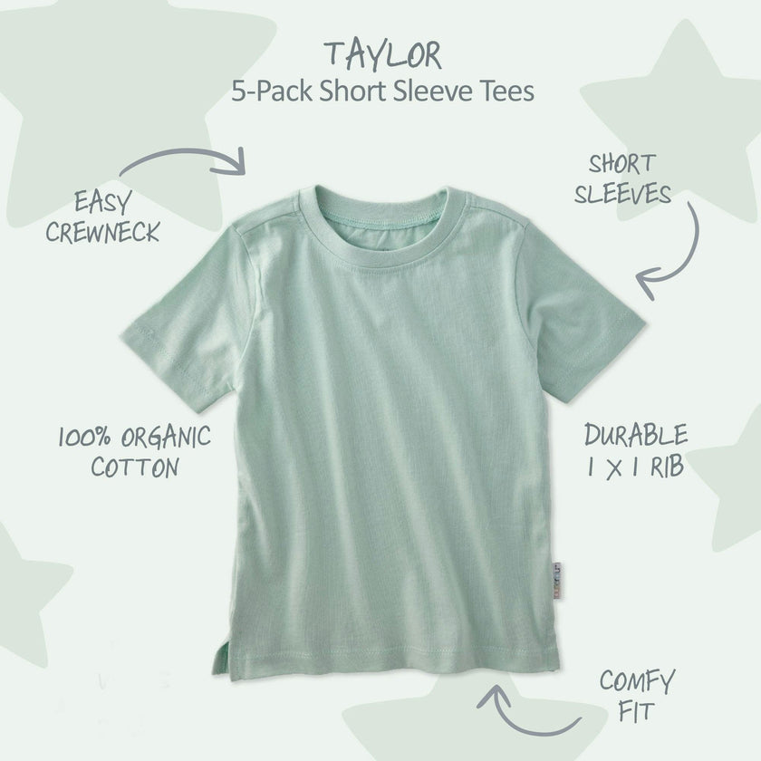 TAYLOR 5-Pack Short Sleeve T-Shirts