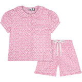 Ruffle Sleeve Loungewear Set, Pink