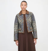 The Dax Jacket - Olive Equestrian Scarf