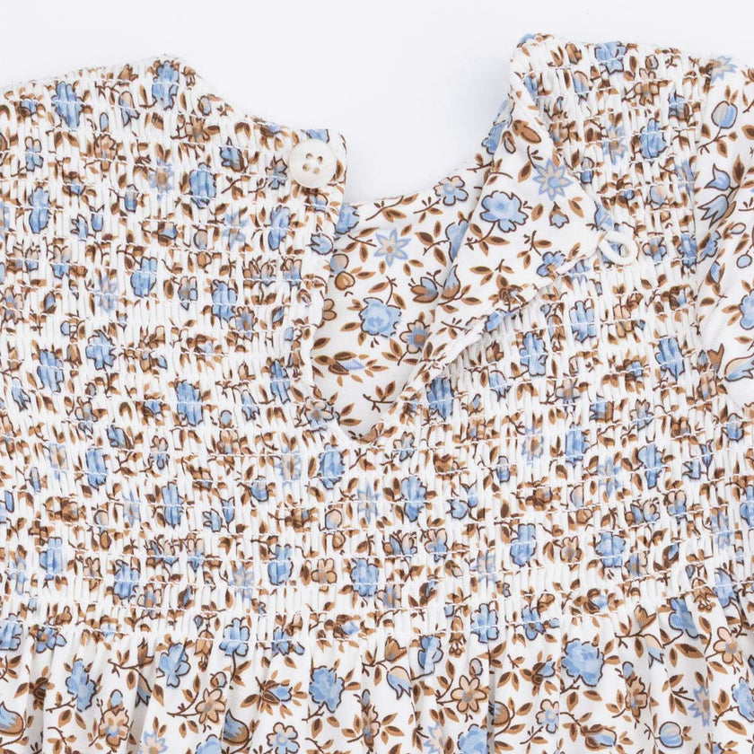 Hazel Floral - Caitlyn Smocked Bodice Dress and Bloomer