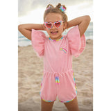 Velour Rainbow Gems Romper