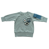 Boys Raglan Sweatshirt in Patches