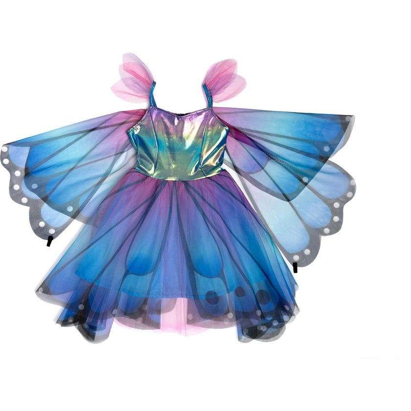 Butterfly Twirl Dress with Wings & Headband