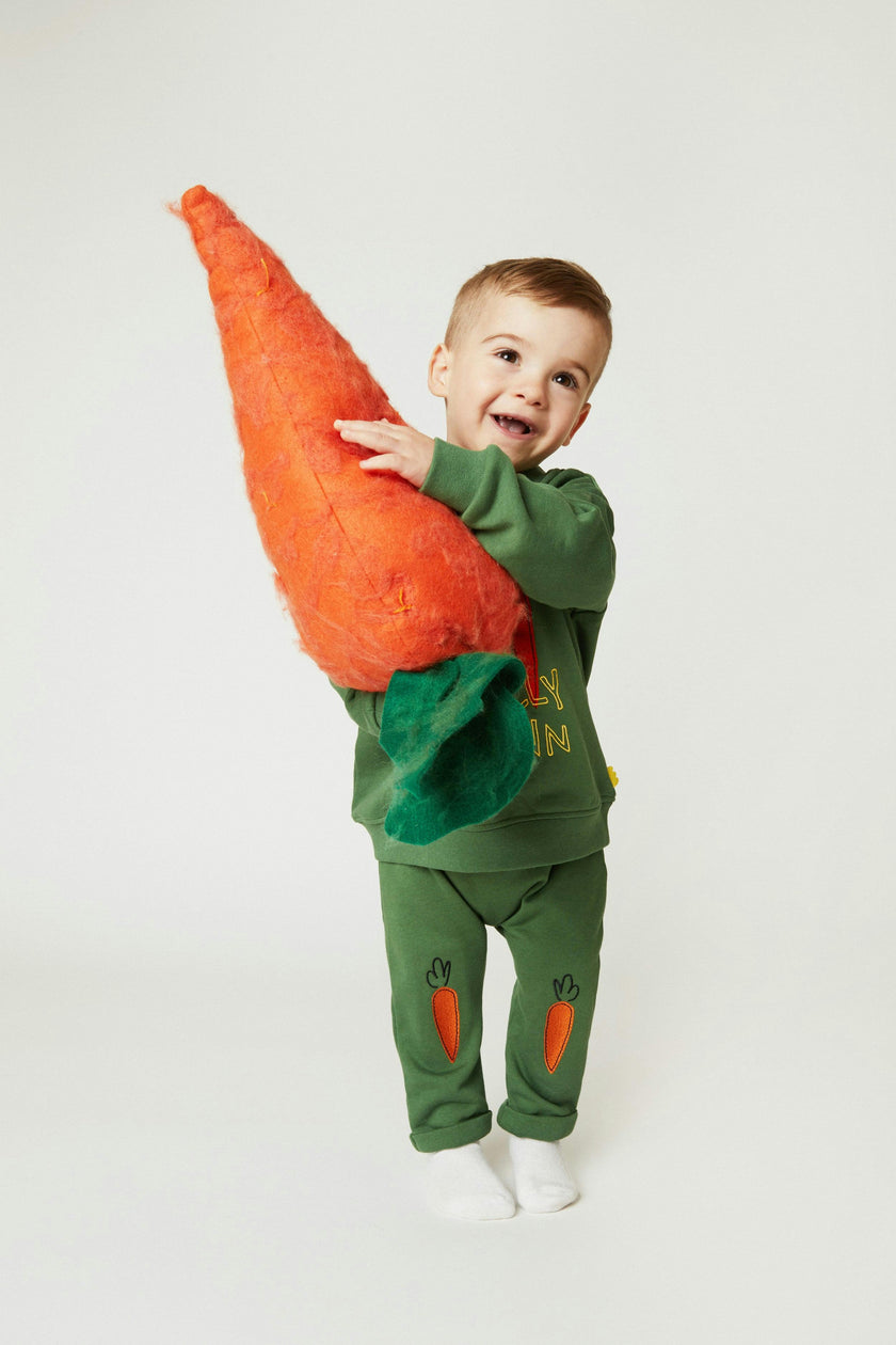 Embroidered Carrot Jogger
